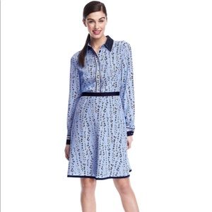 Draper James Botanical Floral Shirt Dress Size 6